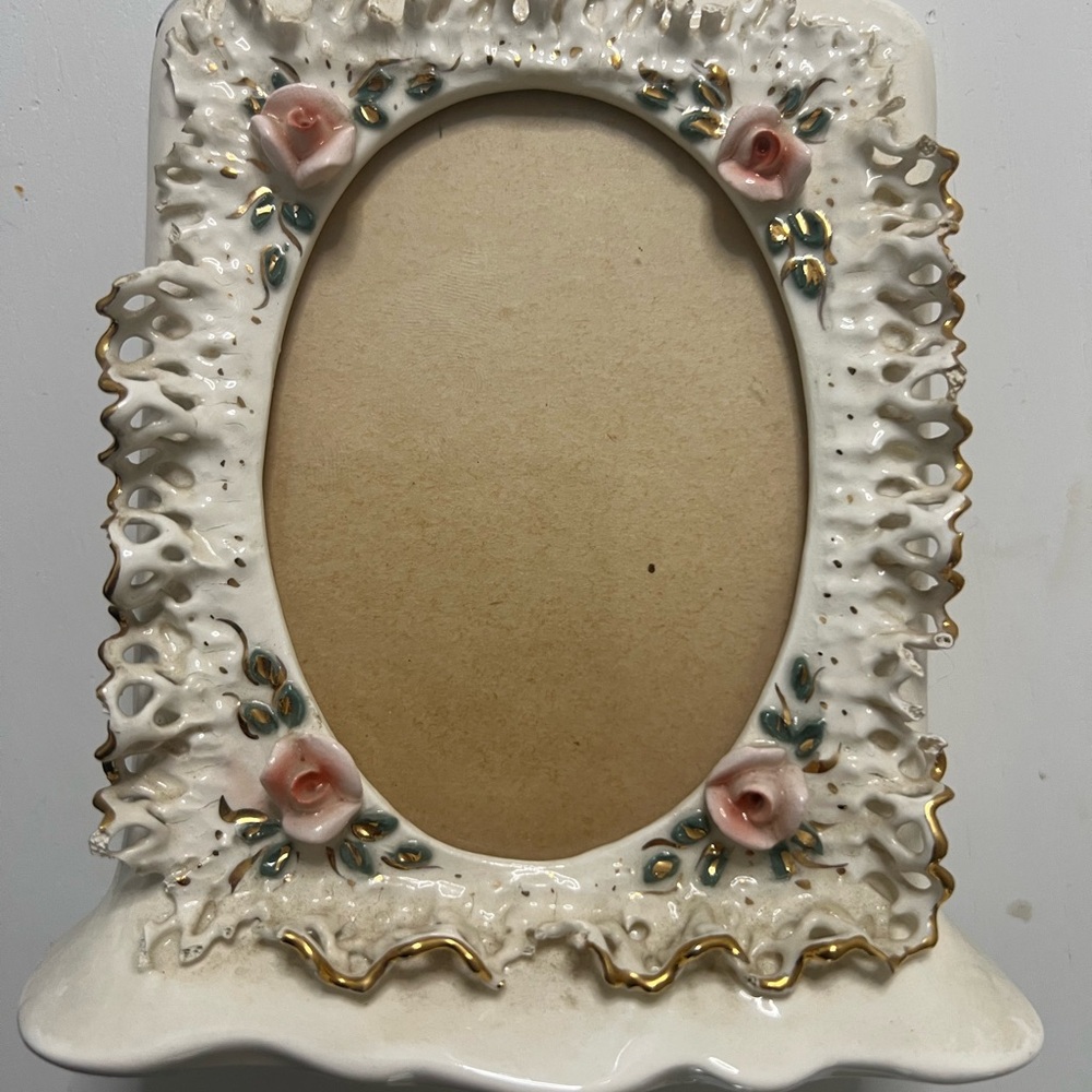 EARLY FLORENCE CERAMICS VINTAGE PICTURE FRAME -PASADENA